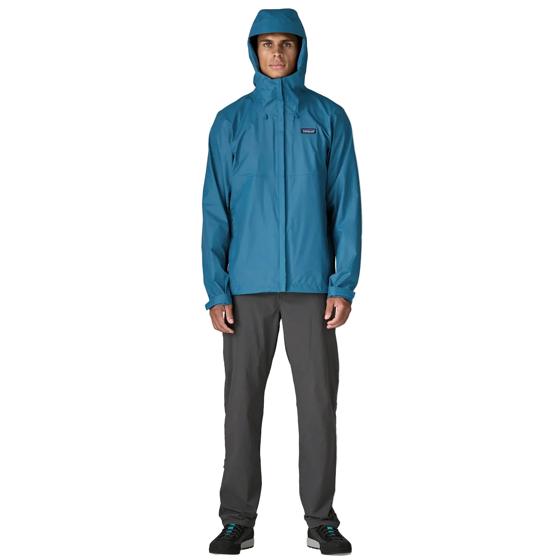 Men's Torrentshell 3 L Rain Jacket | Aquatic Blue - Image 4