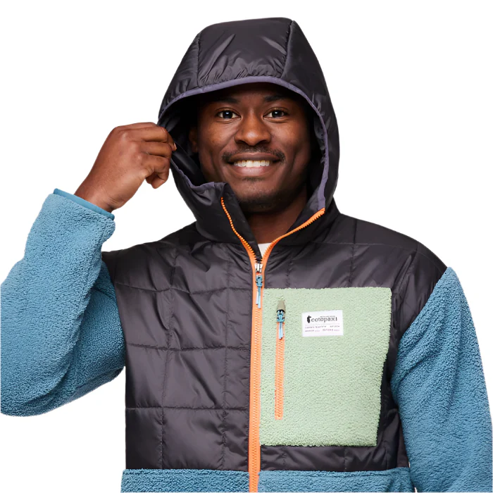 Men's Trico Hybrid Hooded Fleece Jacket - Image 3