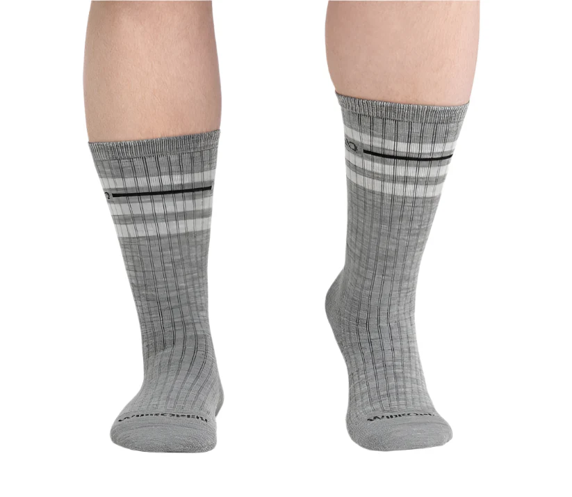 Men's Vintage Stripe Cushioned Crew Socks - Image 6