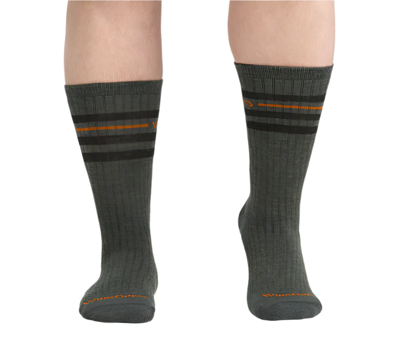 Men's Vintage Stripe Cushioned Crew Socks - Image 8
