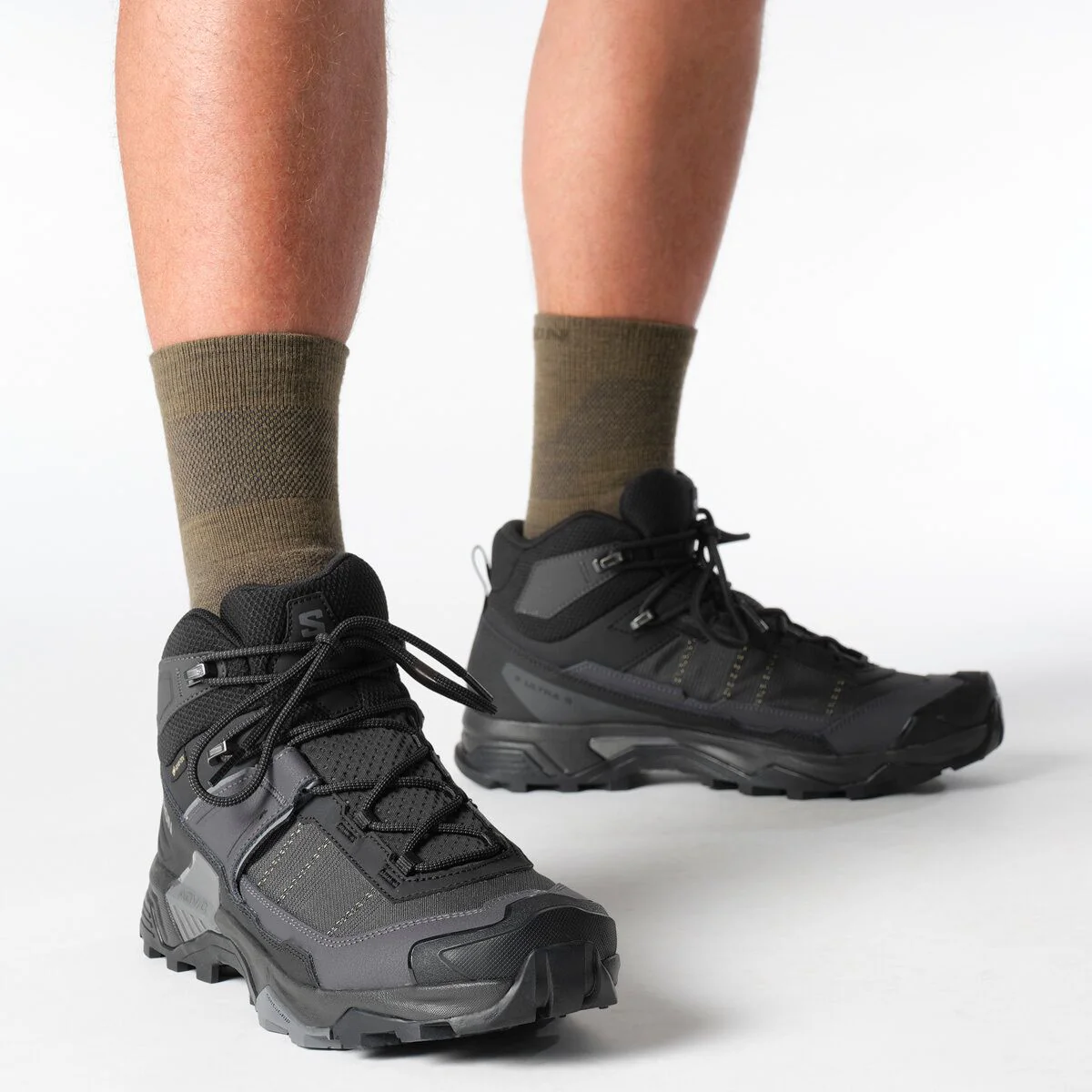 Men's X Ultra 5 Mid GTX Boot | Black/Asphalt/Castlerock