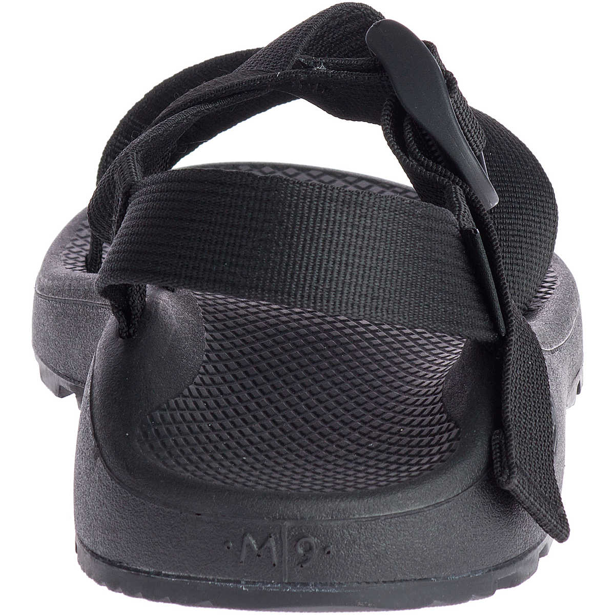 Men's Z/Cloud Adjustable Strap Cushioned Sandal | Solid Black - Image 4