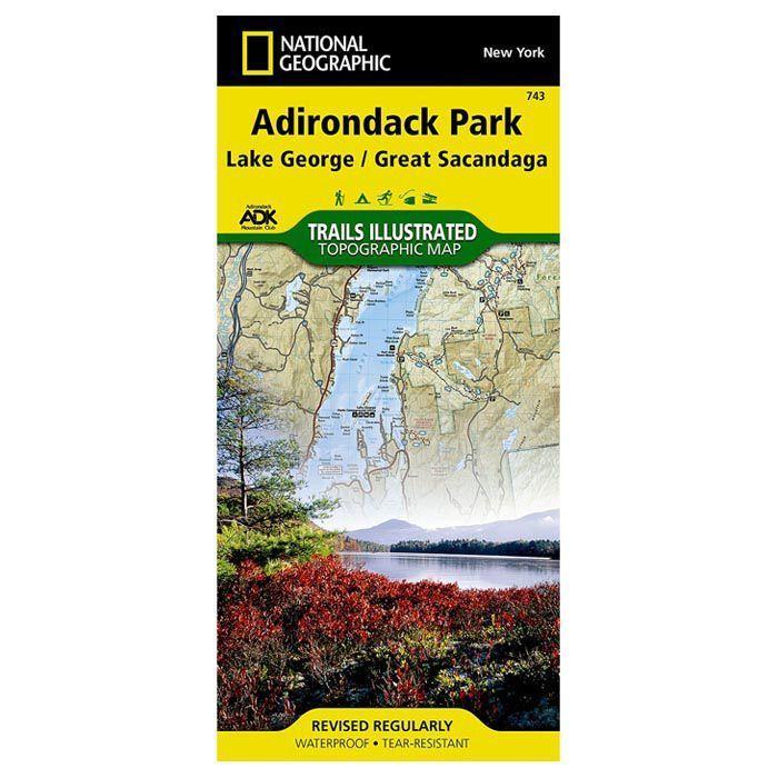 National Geographic Trails Illustrated Map 743 - Lake George Great Sacandaga