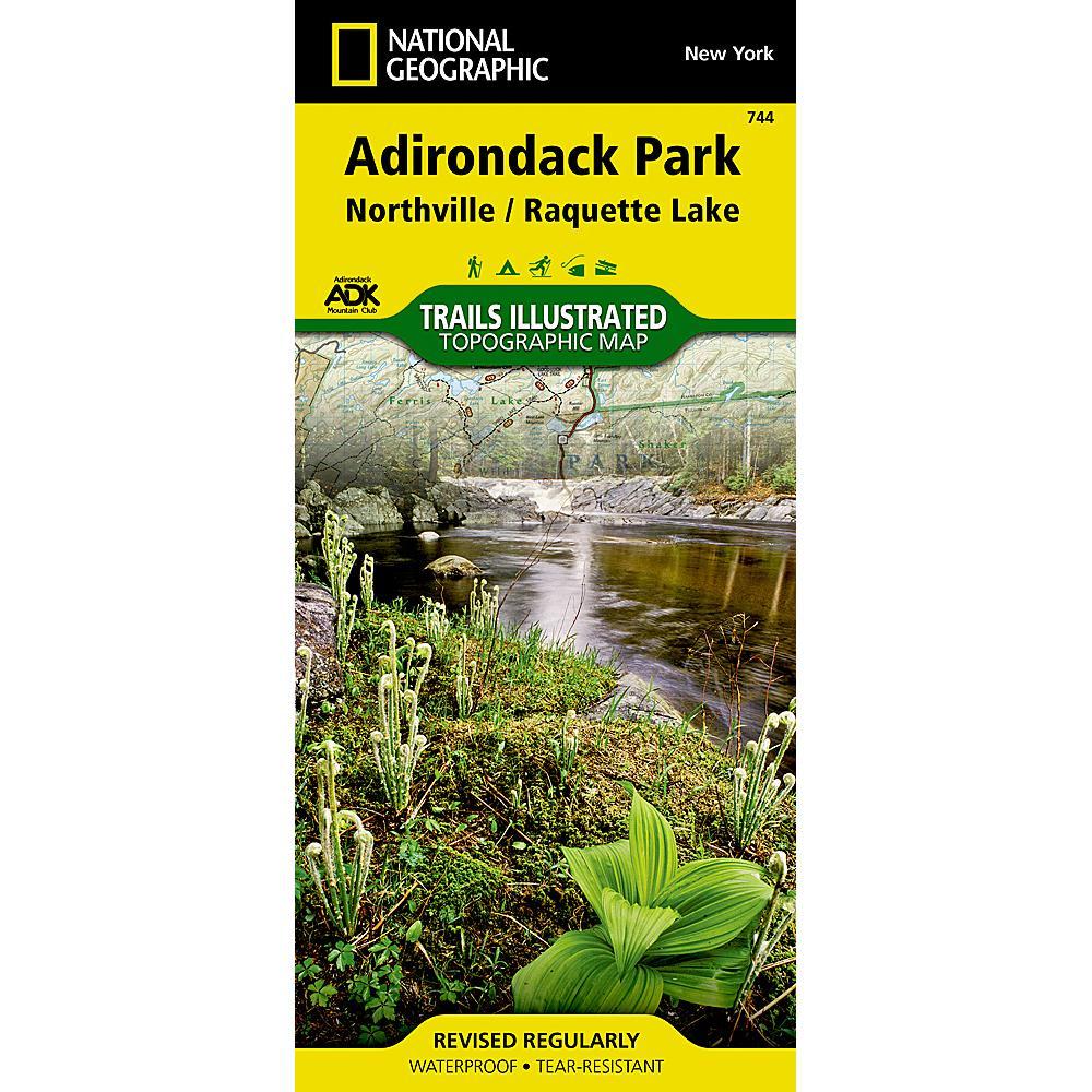National Geographic Trails Illustrated Map 744 Northville and Raquette Lake