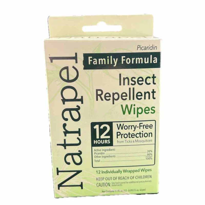 Natrapel Picaridin Wipes