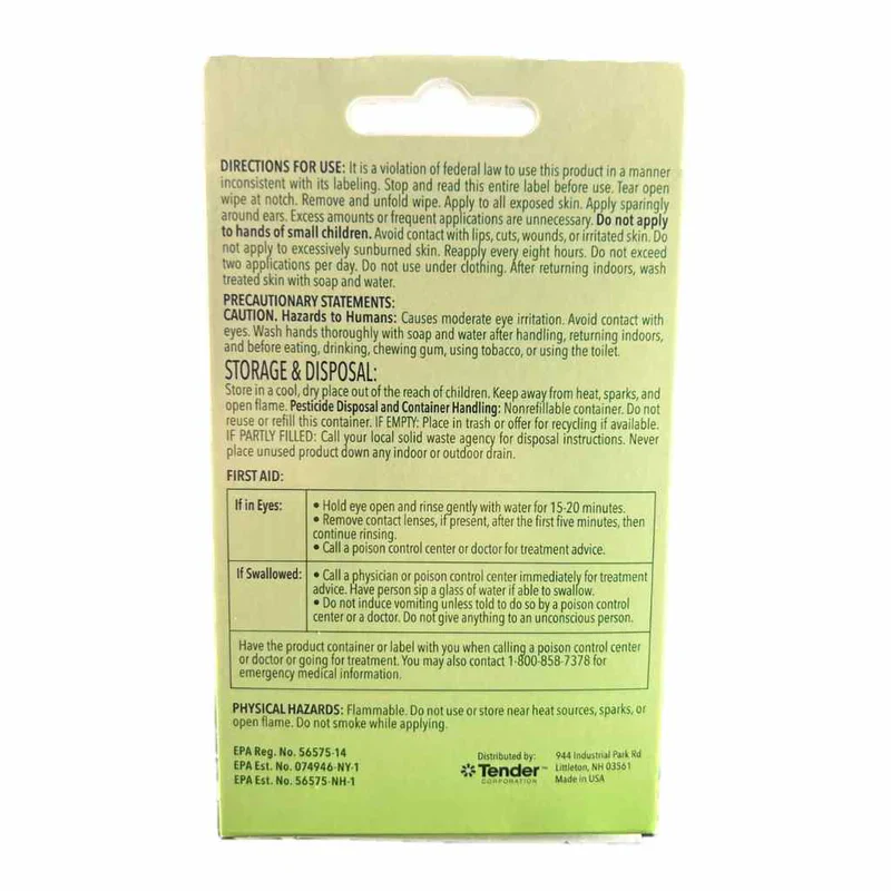 Natrapel Picaridin Wipes - Image 2