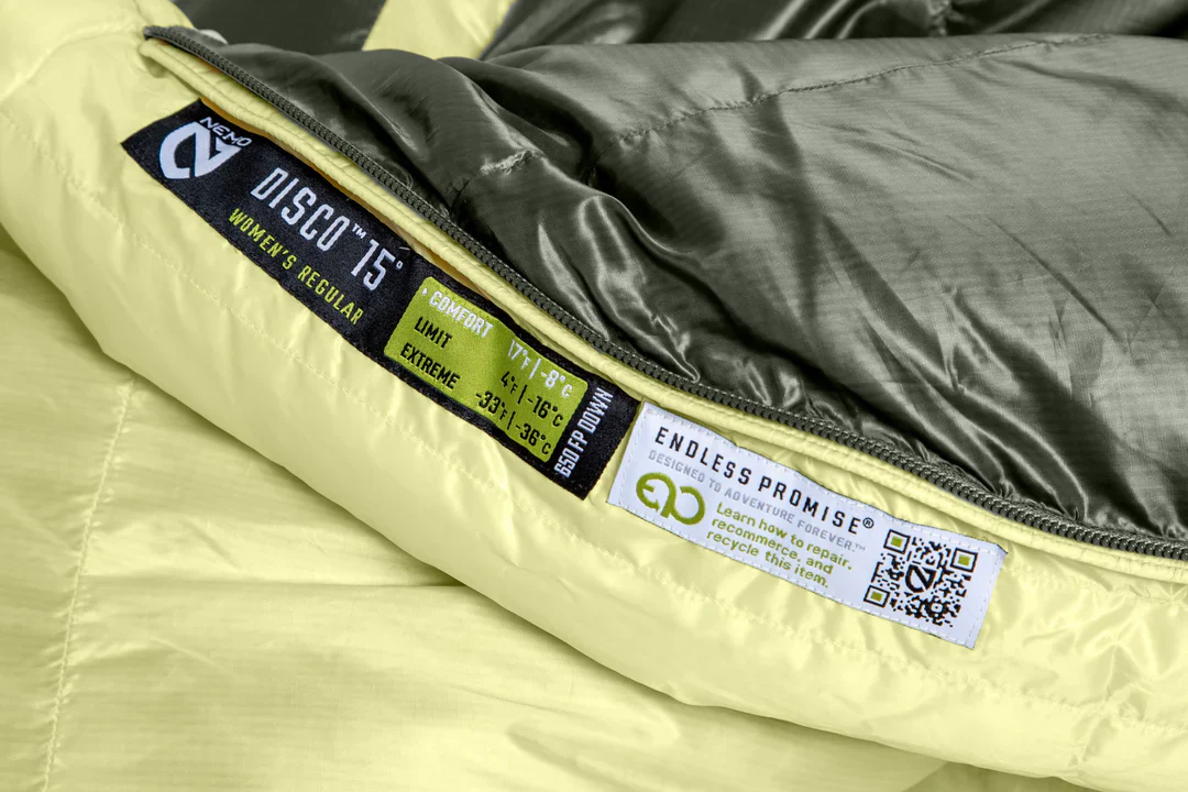 Nemo Equipment Womens Disco 15 Down Sleeping Bag - Image 7