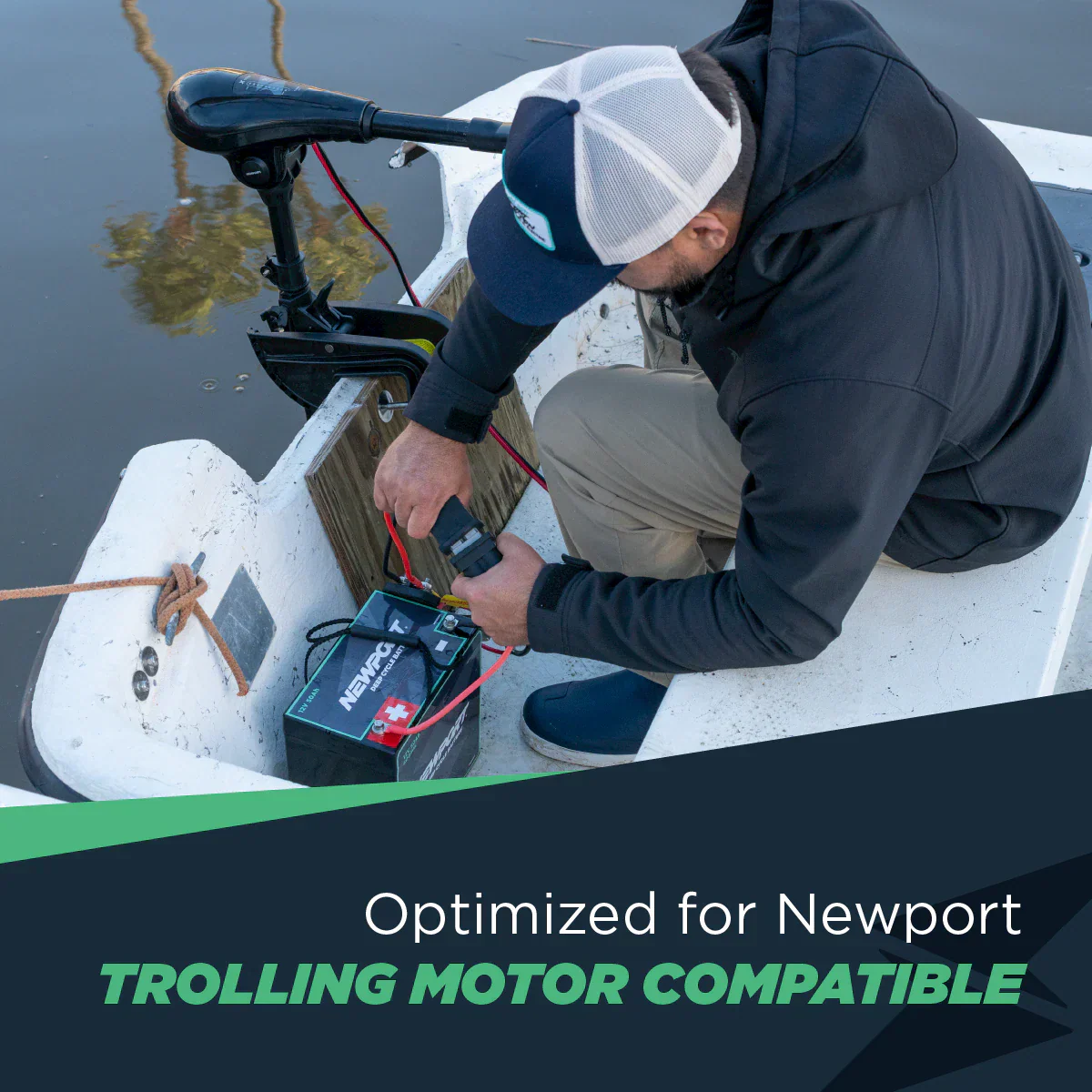 Newport 12V 50ah Deep Cycle Marine Battery - Image 7