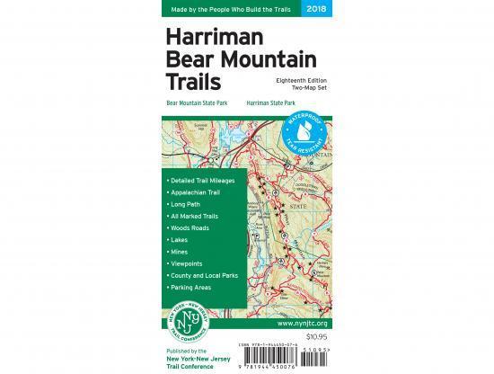NY/NJ Trail Conference Harriman-Bear Mountain Trails Map - Image 2