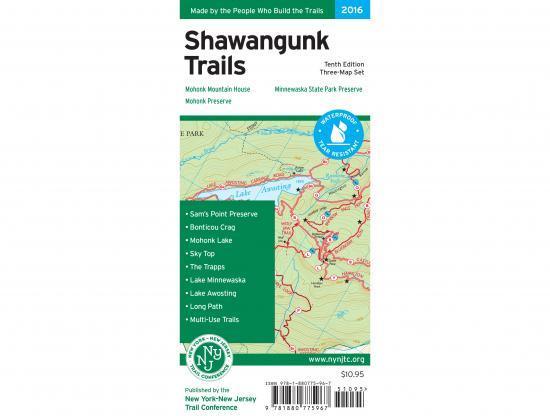 NY/NJ Trail Conference Shawangunk Trail Map - Image 2