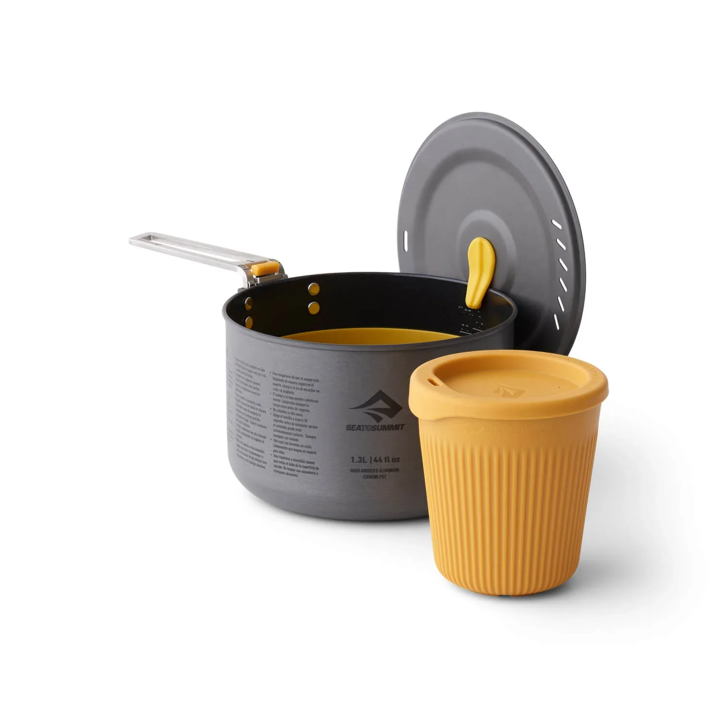 Frontier Ultralight 1.3L Pot 3-Piece Cook Set for 1 - Image 2