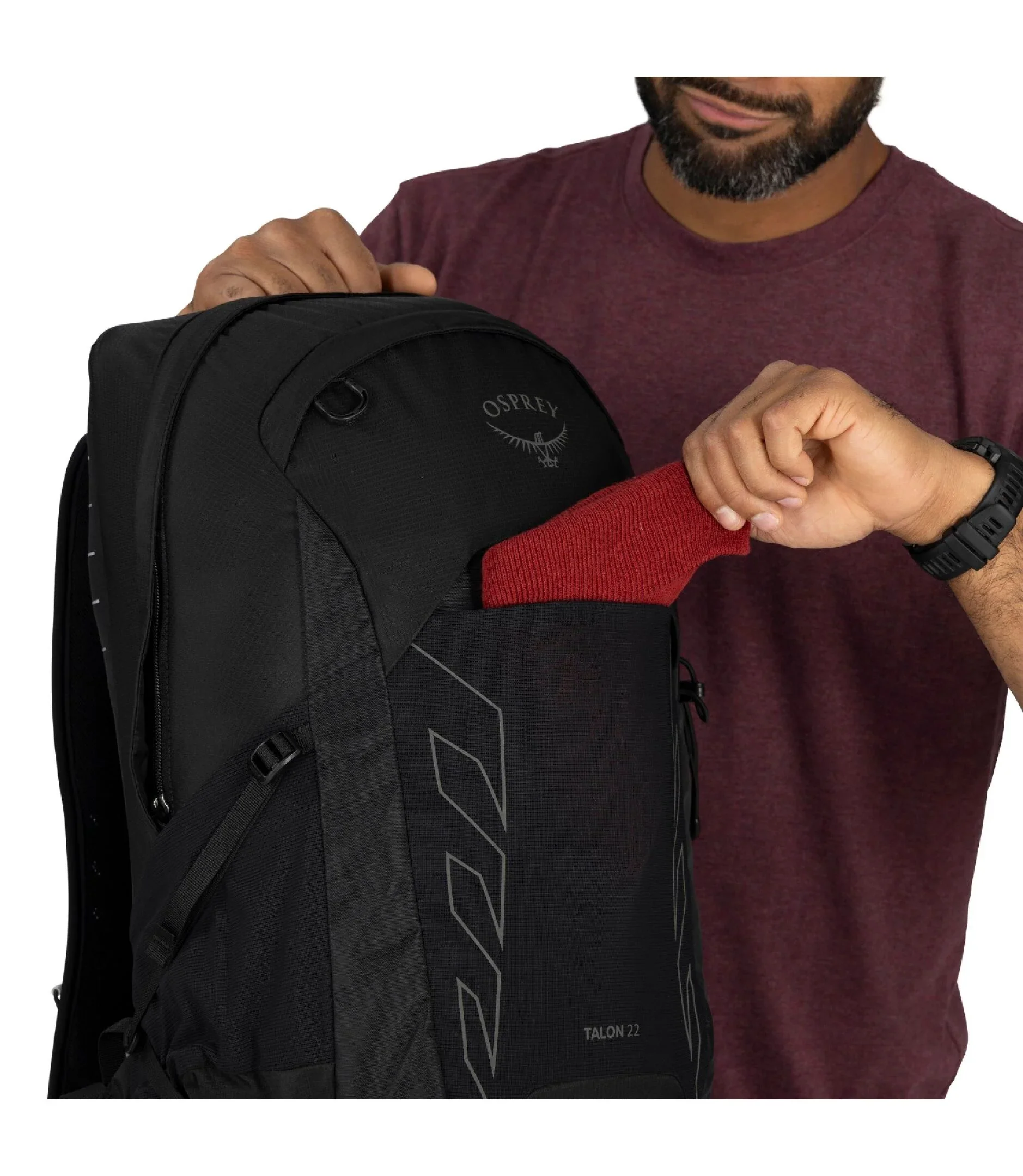 Talon™ 22 Hiking Day Pack | Phantom Grey/Dark Charcoal - Image 11