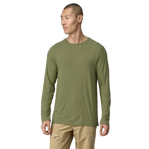 Patagonia Mens Tropic Comfort Natural UPF Crew Long Sleeve Shirt - Image 2