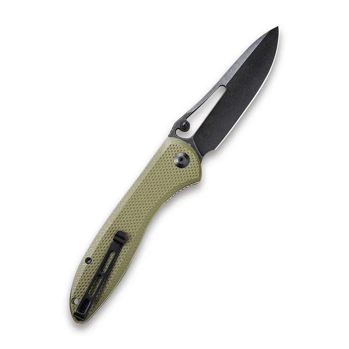 Picaro Thumb Stud & Thumb Hole Knife OD Green G10 Handle - Image 2