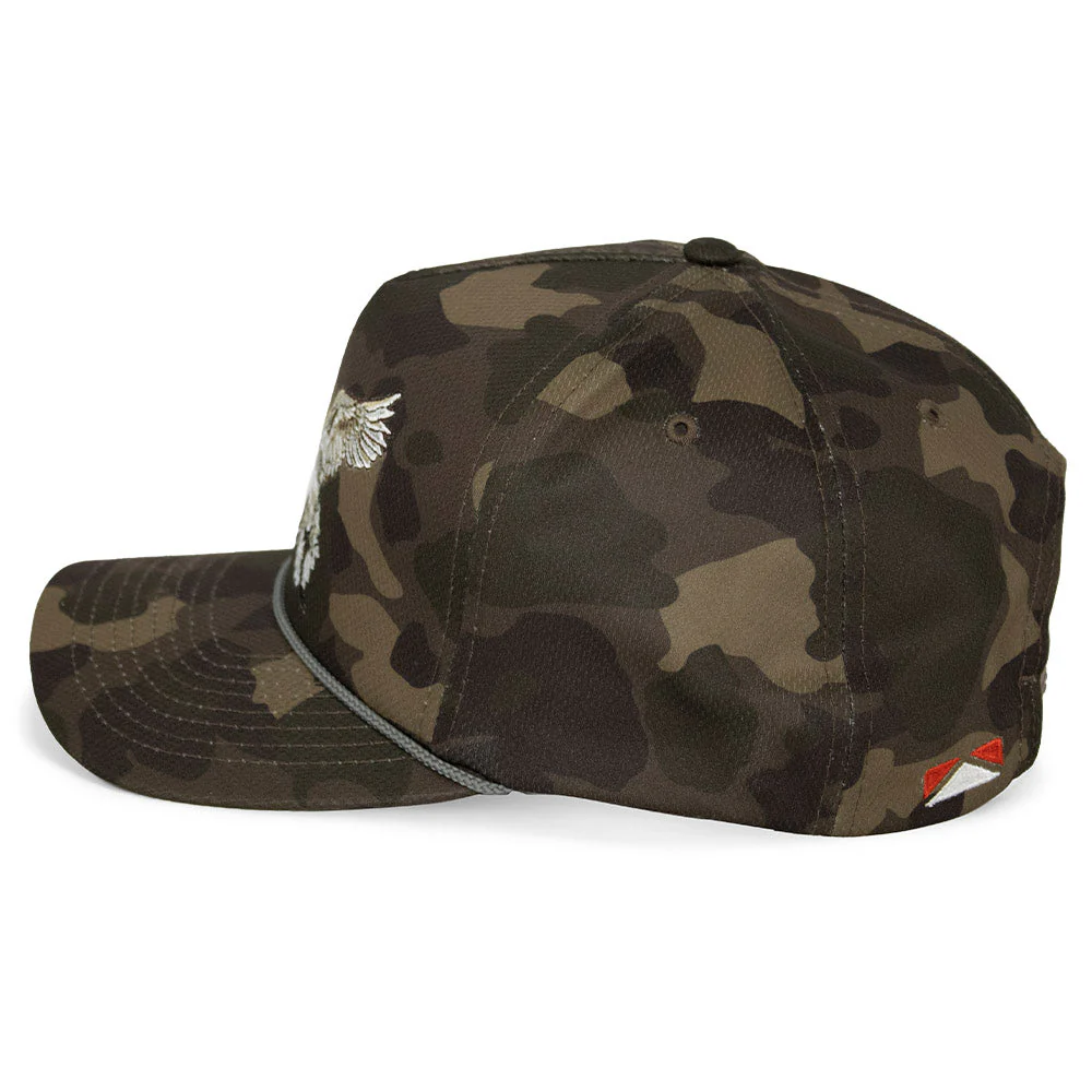 Pintail Trucker Hat Old School Dark Camo 5-Panel - Image 2