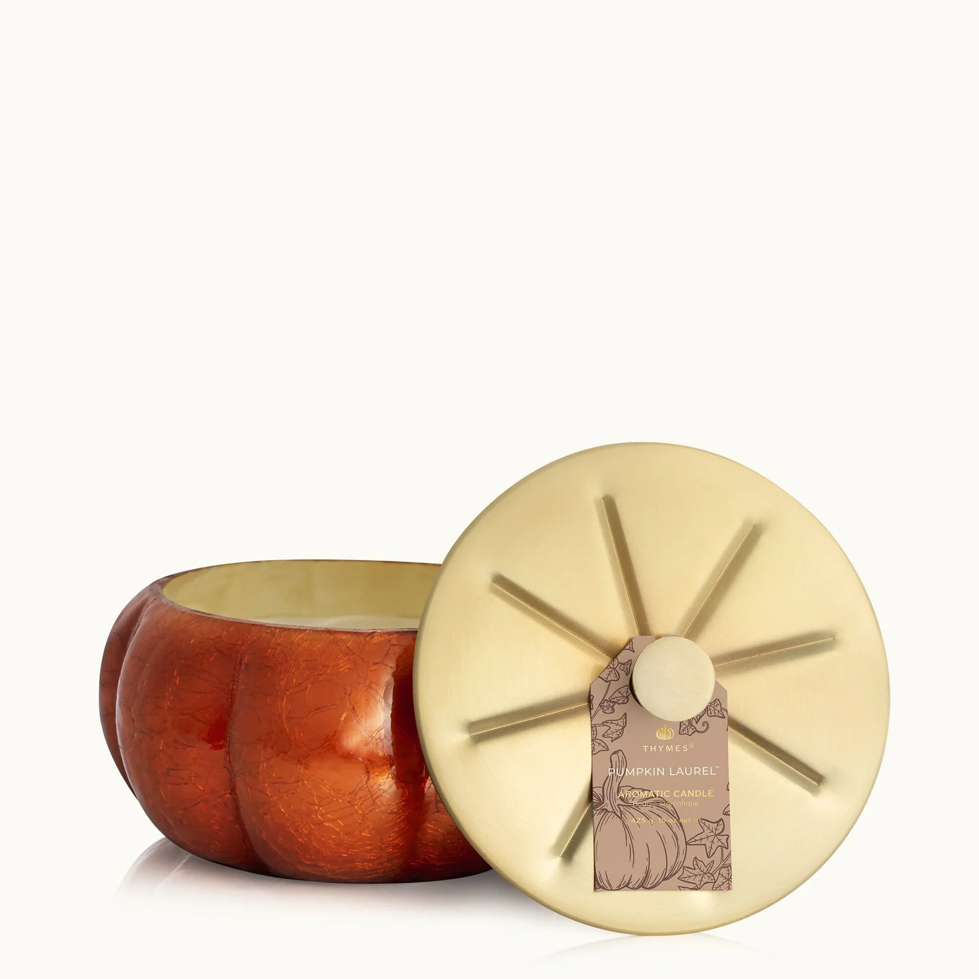 Pumpkin Laurel Candle | 15 oz Statement Jar - Image 2
