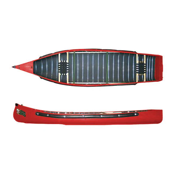 Radisson 14ft Wide Transom Canoe with Web Seats | Red