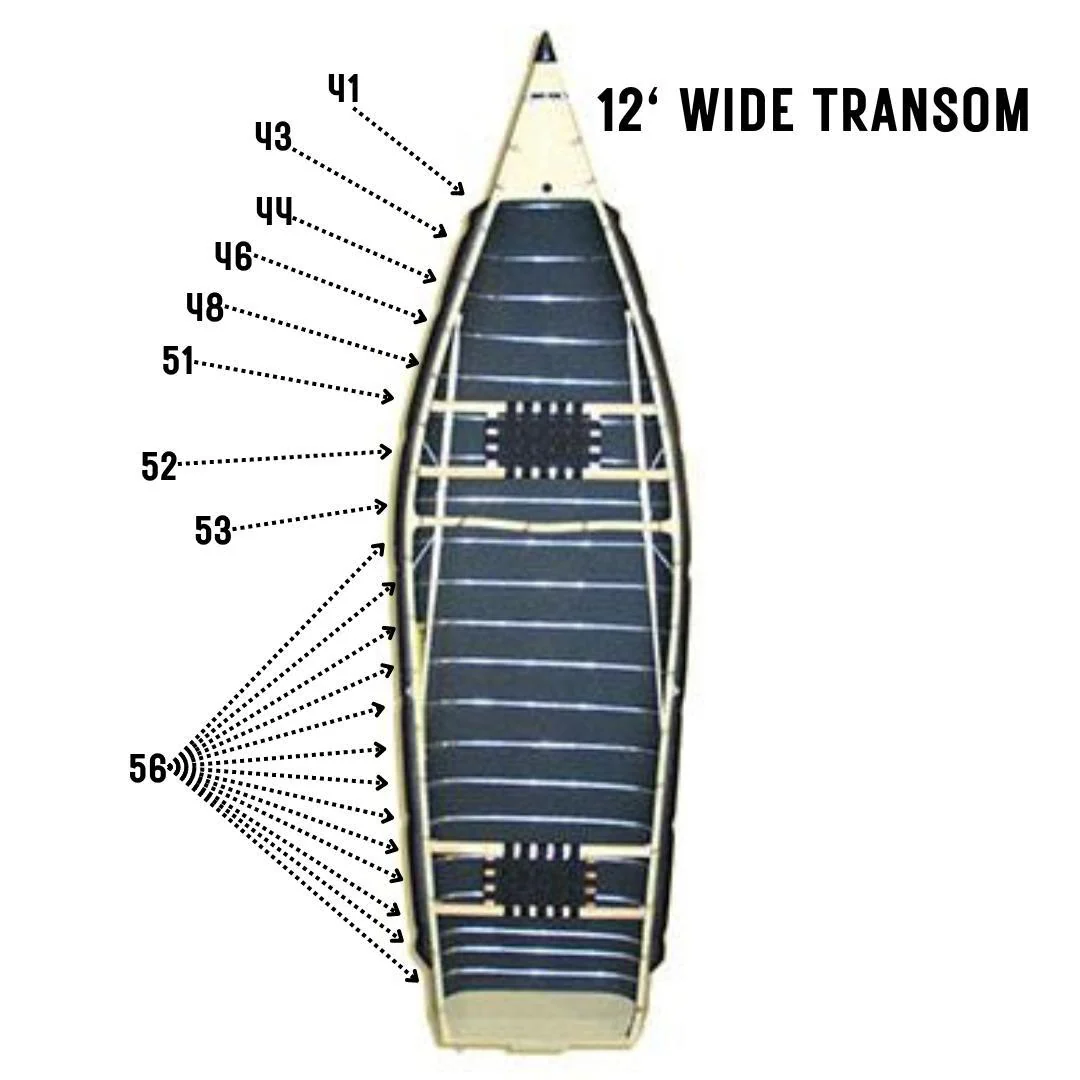 Radisson Canoe Replacement Ribs - Image 3