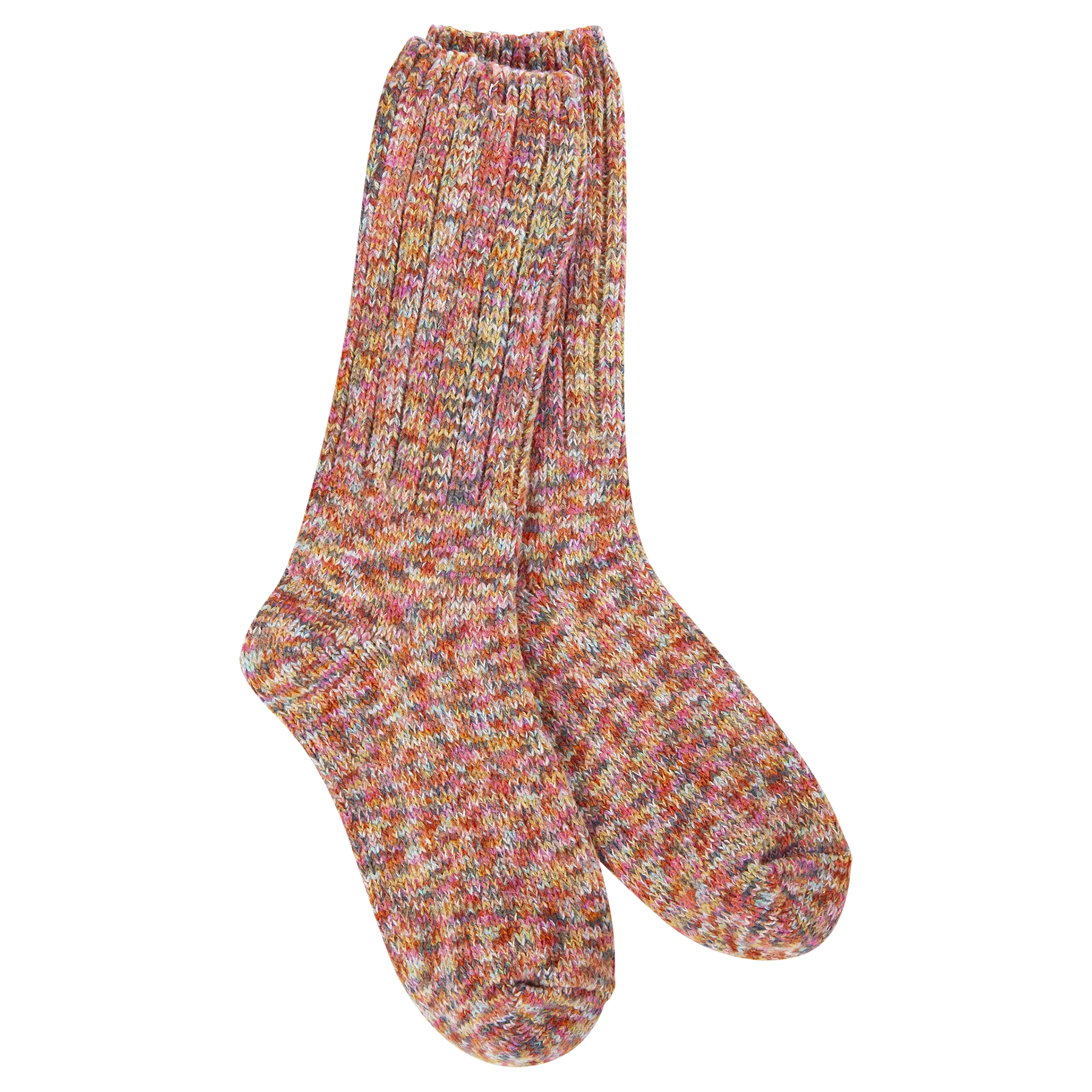 Ragg Crew Socks | Floral