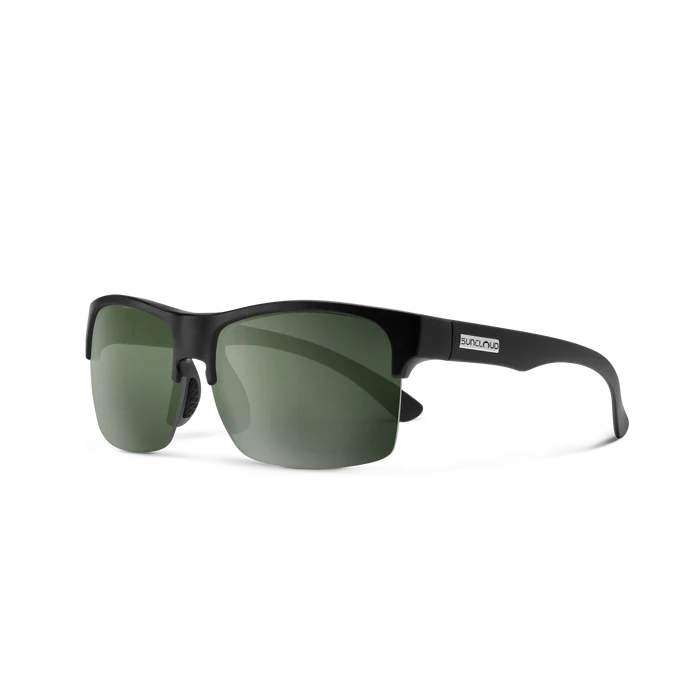 Rambler Lite Sunglasses | Matte Black with Polarized Gray Green Lenses