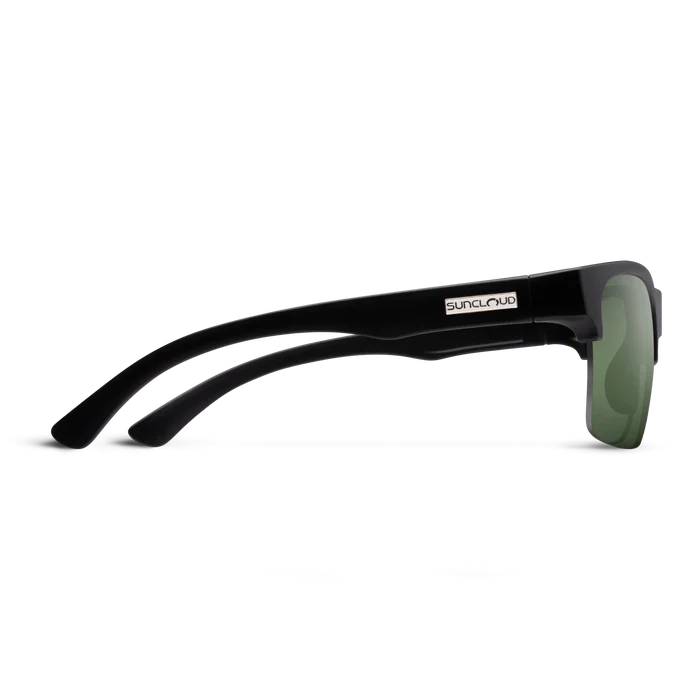 Rambler Lite Sunglasses | Matte Black with Polarized Gray Green Lenses - Image 3