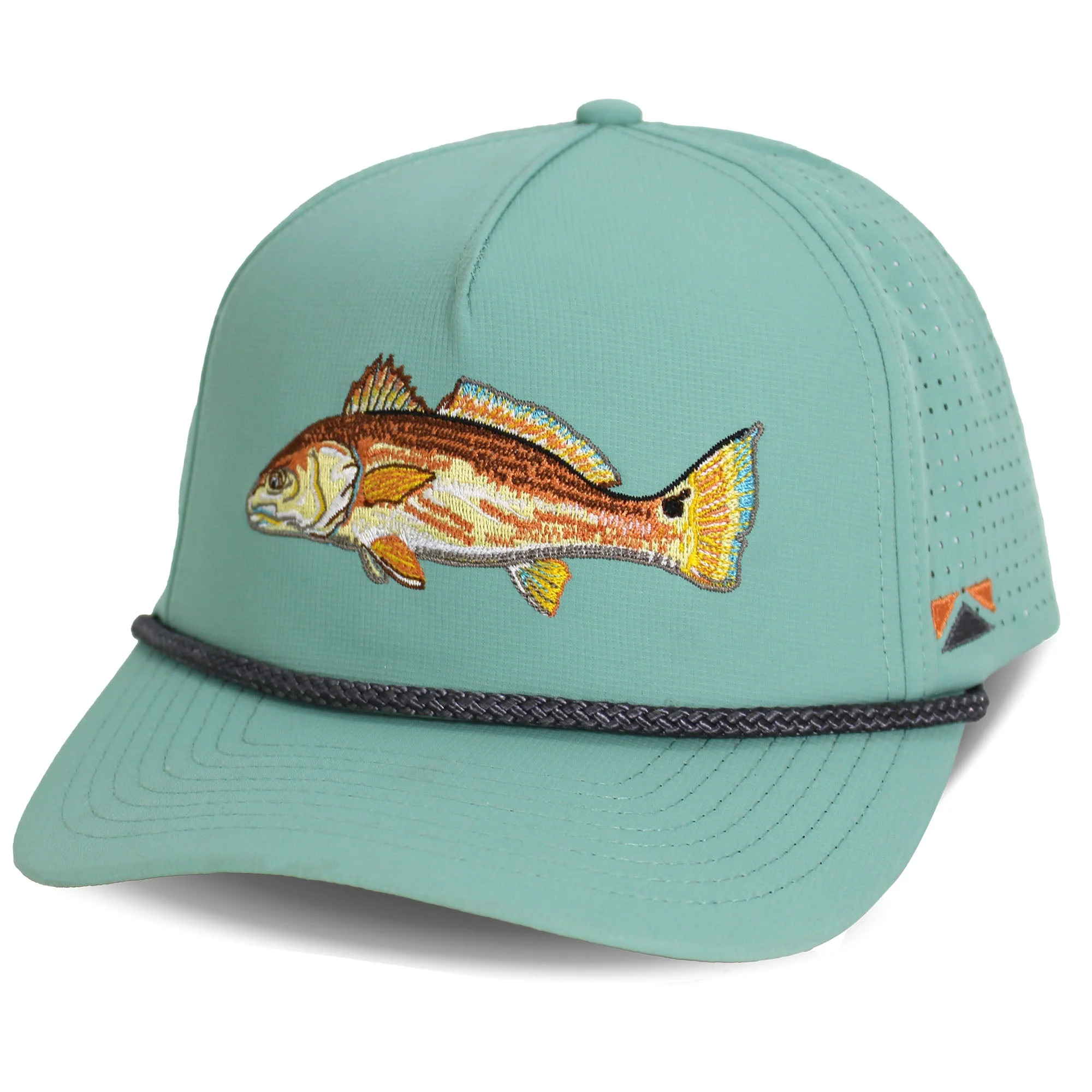 Redfish Perforated Performance Rope Cap - Image 2
