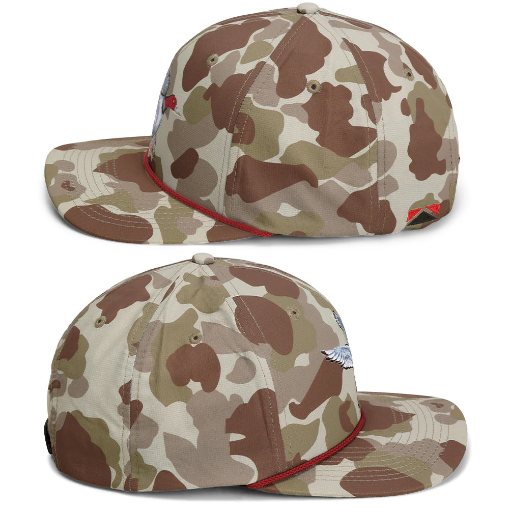 Redhead Duck Hat 6-Panel Waterfowl Rope Cap - Image 6