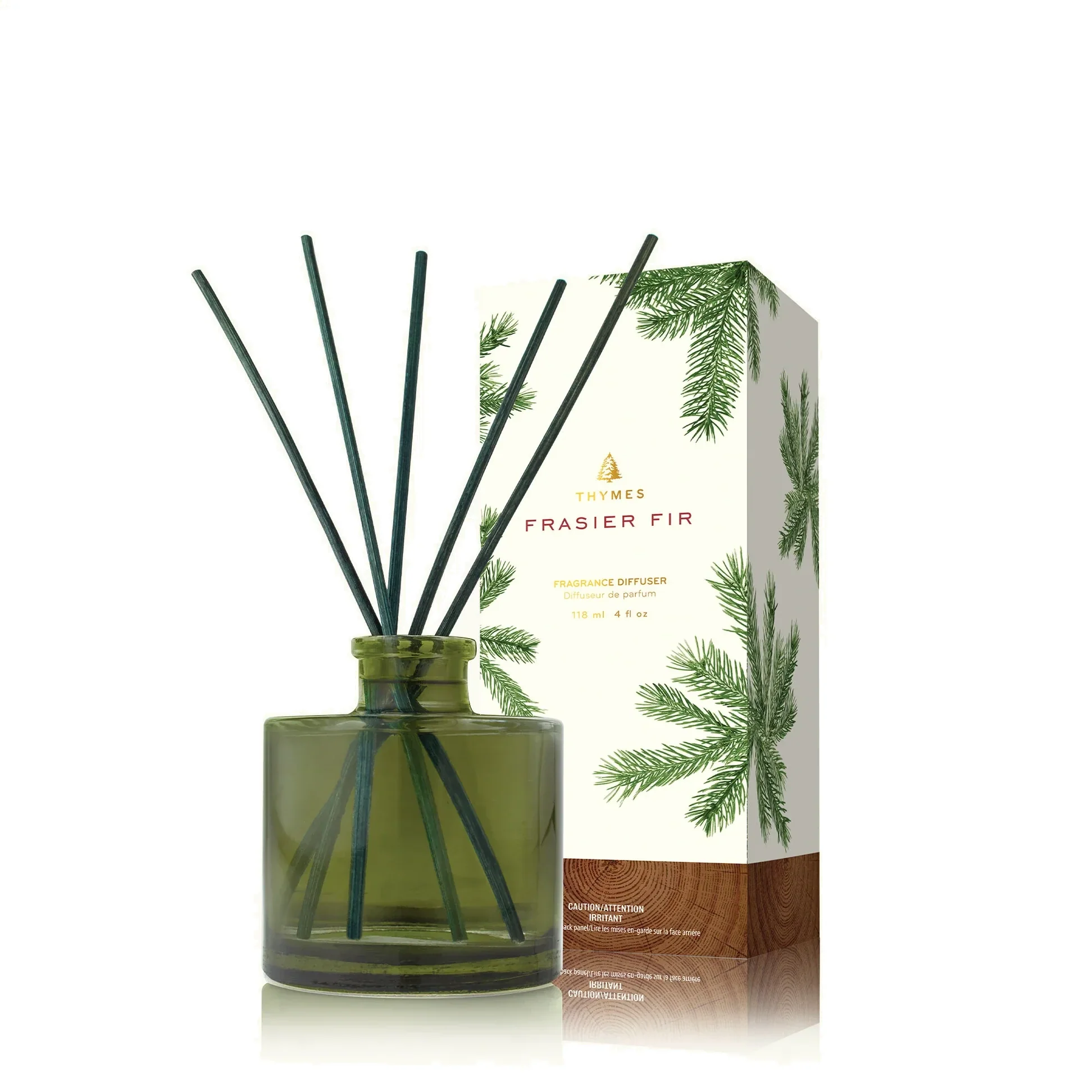 Frasier Fir Petite Green Glass Reed Diffuser
