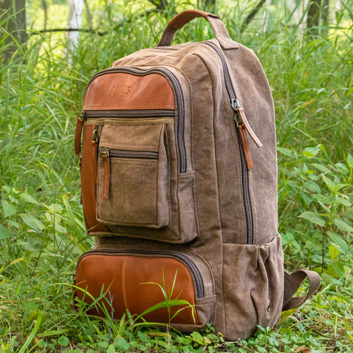 Retro Cantabrian Excusion Rucksack | Brown - Image 2
