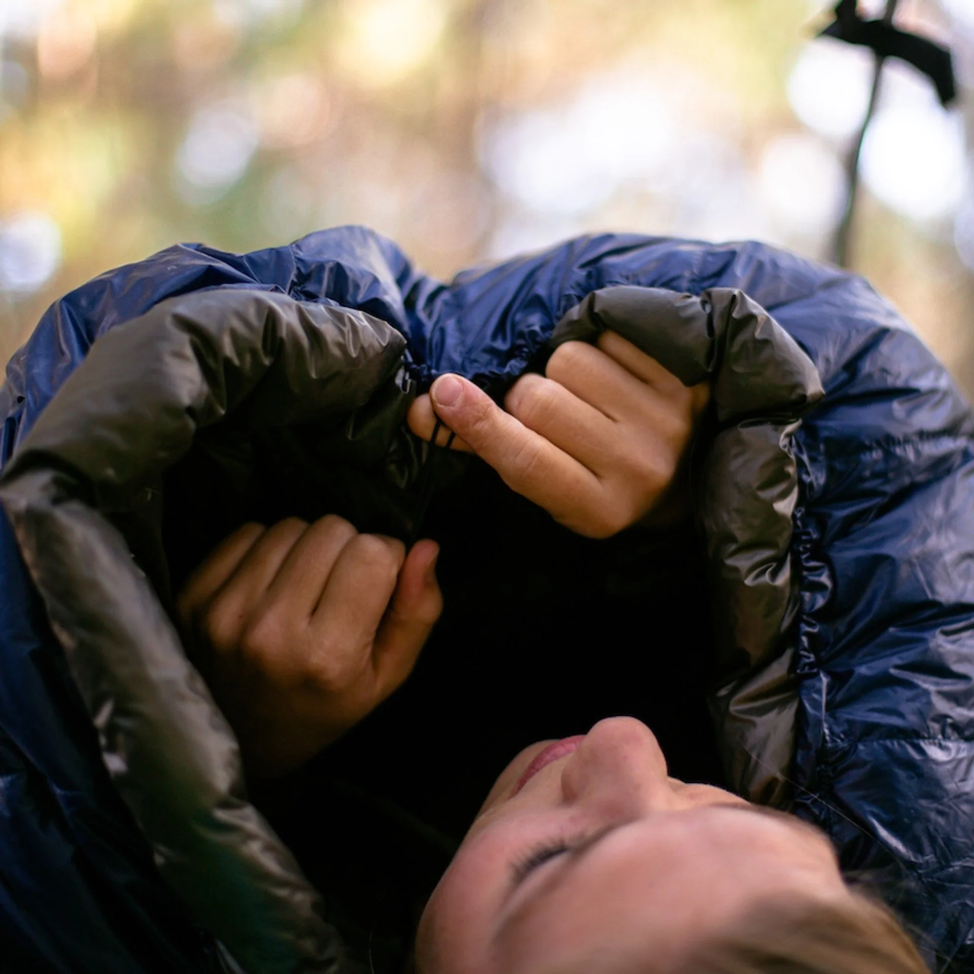 Revelation 20° Sleeping Quilt | Navy Charcoal - Image 3