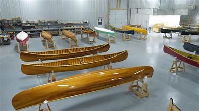 Rheaume's Trapper Cedar Canoe, Red/White Two Tone - Image 2