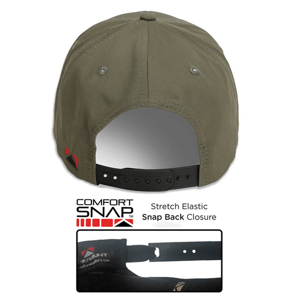 Rock Fish 3-D Puff Embroidery Performance RipStop Fishing Hat - Image 16