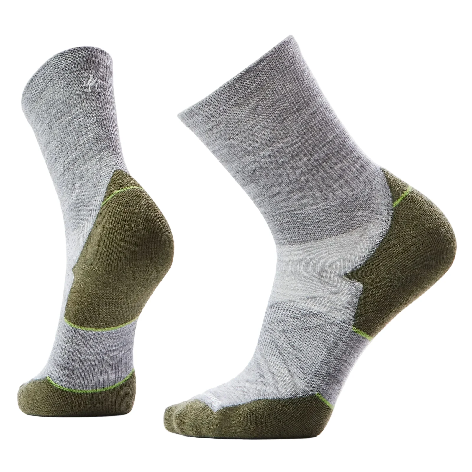 Run Mid Crew Socks | Light Grey