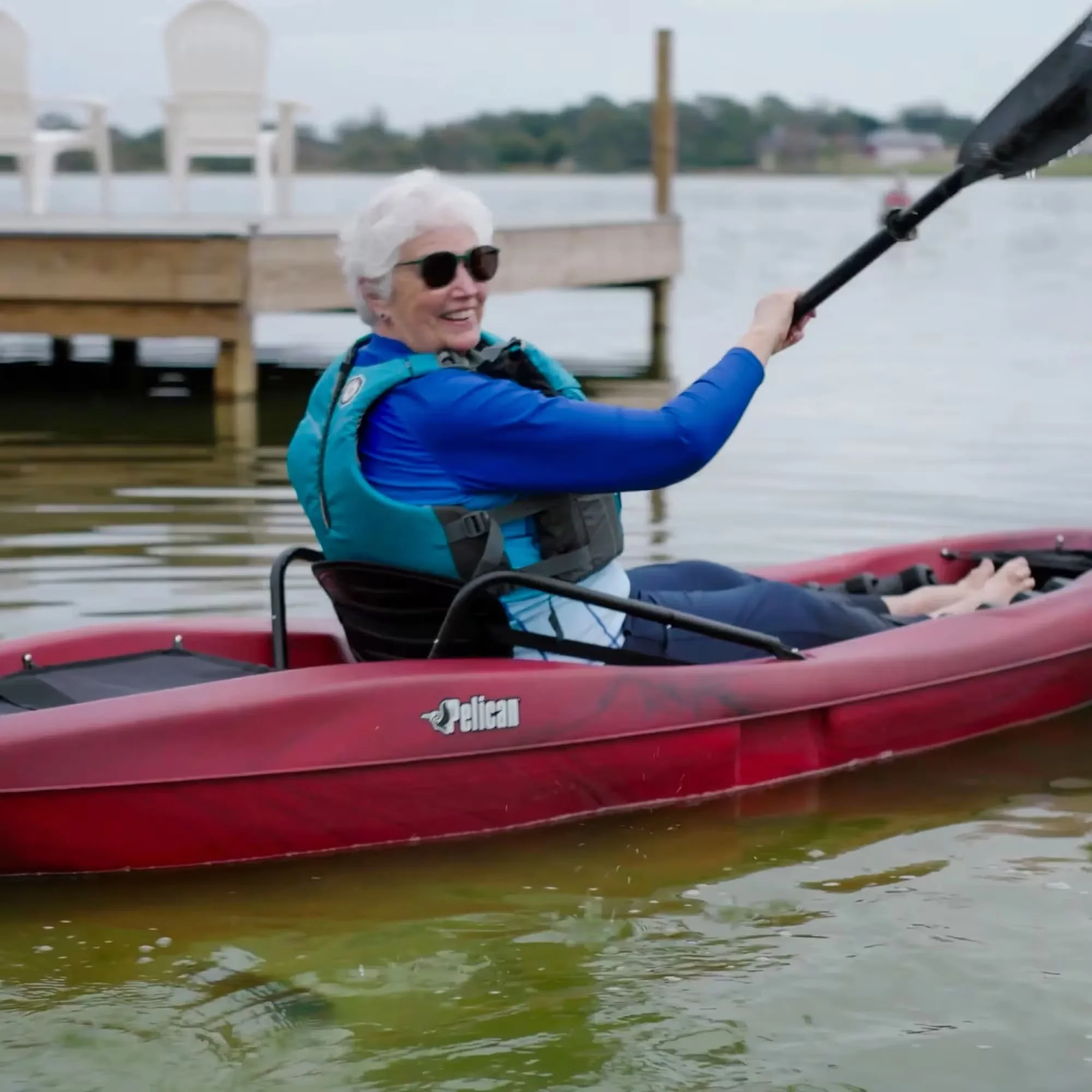 Pelican S.E.E.K 100X Sit On Top Kayak | Garnet - Image 5