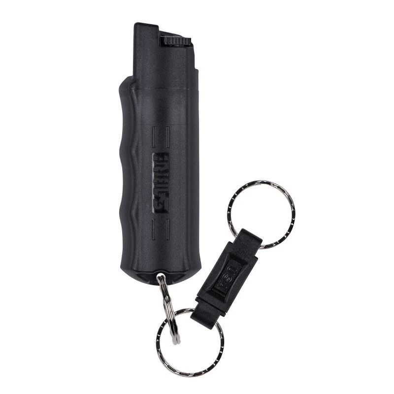 Sabre Pepper Spray with Quick Release Key Ring in Black - Image 3