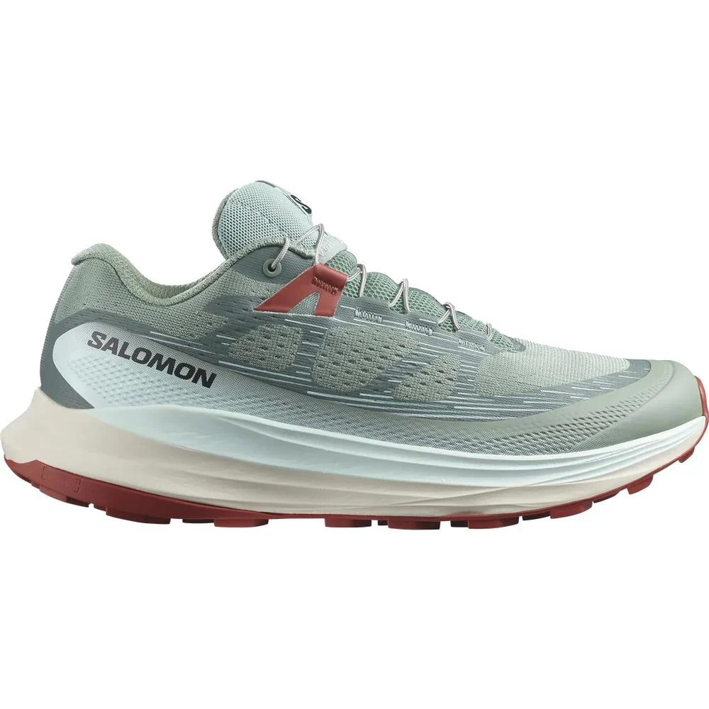 Salomon Womens Ultra Glide 2 Trail Running Shoe in Lilypad - Image 2