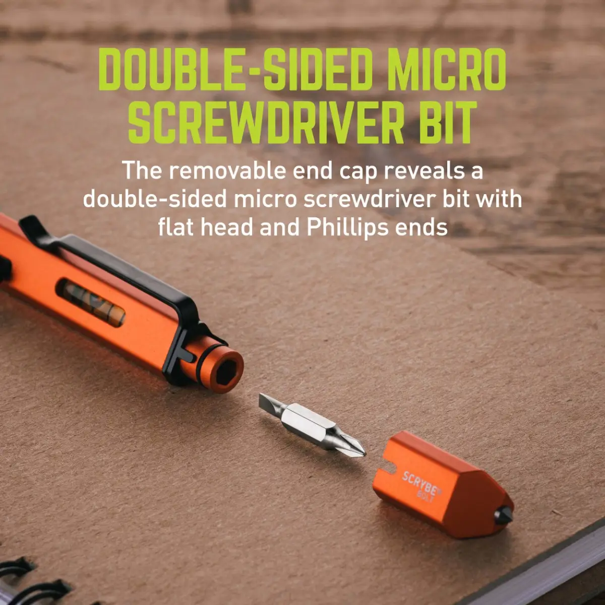 SCRYBE BOLT 8-in-1 Multi-Tool Pen | Orange - Image 5