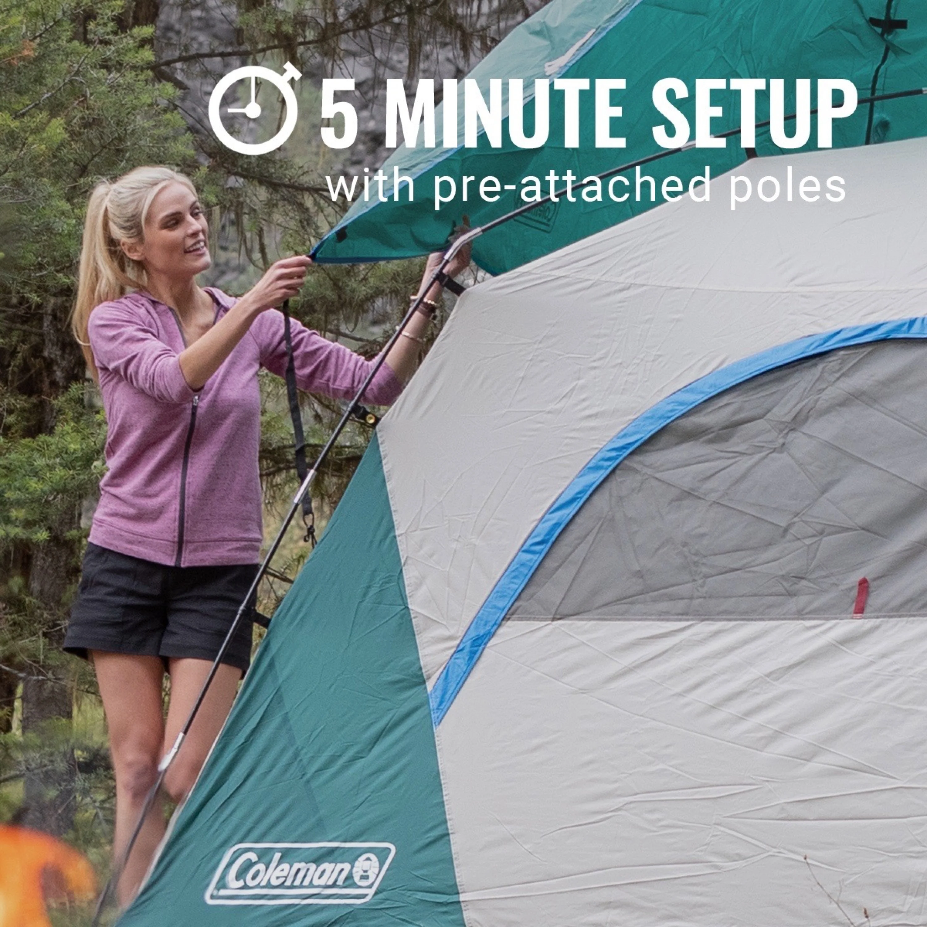 Skydome 6 Person Tent | Green - Image 2