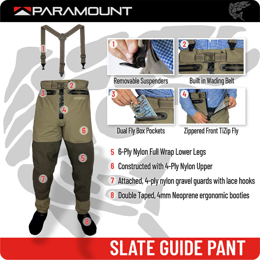 SLATE Zippered Waist High Guide Pant - Image 7