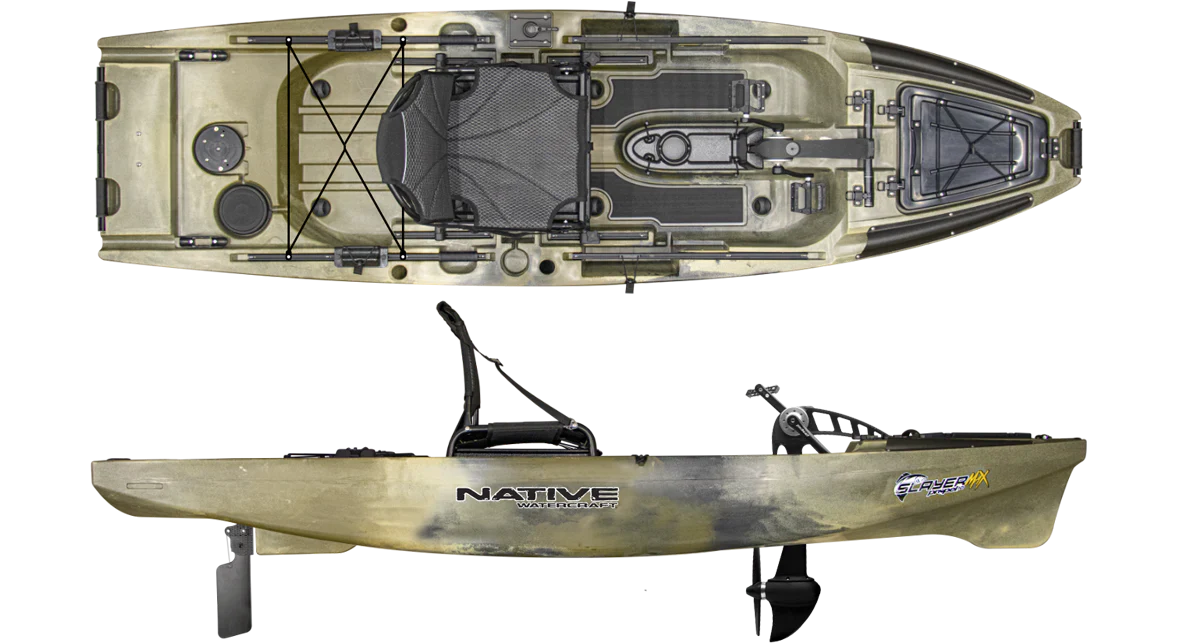 Native Watercraft Slayer Propel 10 Max Fishing Kayak - Image 3