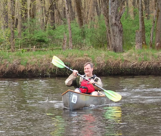 Slipstream Impulse 13 "Fish Catcher" Vacuum Infused Canoe | Natural Kevlar Carbon Hybrid - Image 7