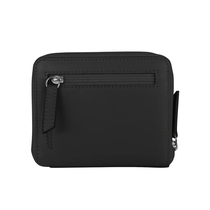 Small Zip Around Wallet | Black - Image 3