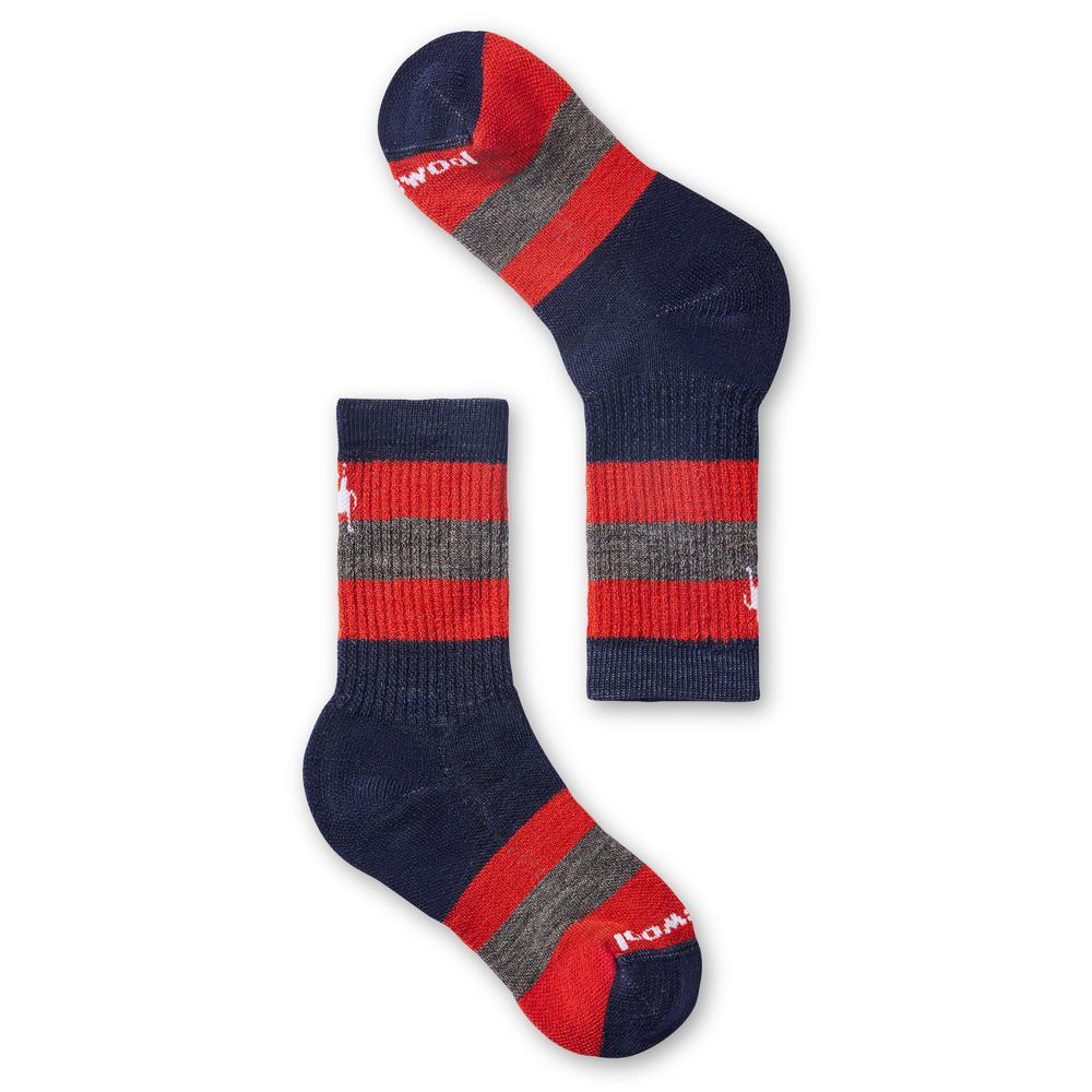Kids' Hike Full Cushion Striped Crew Socks - Image 3