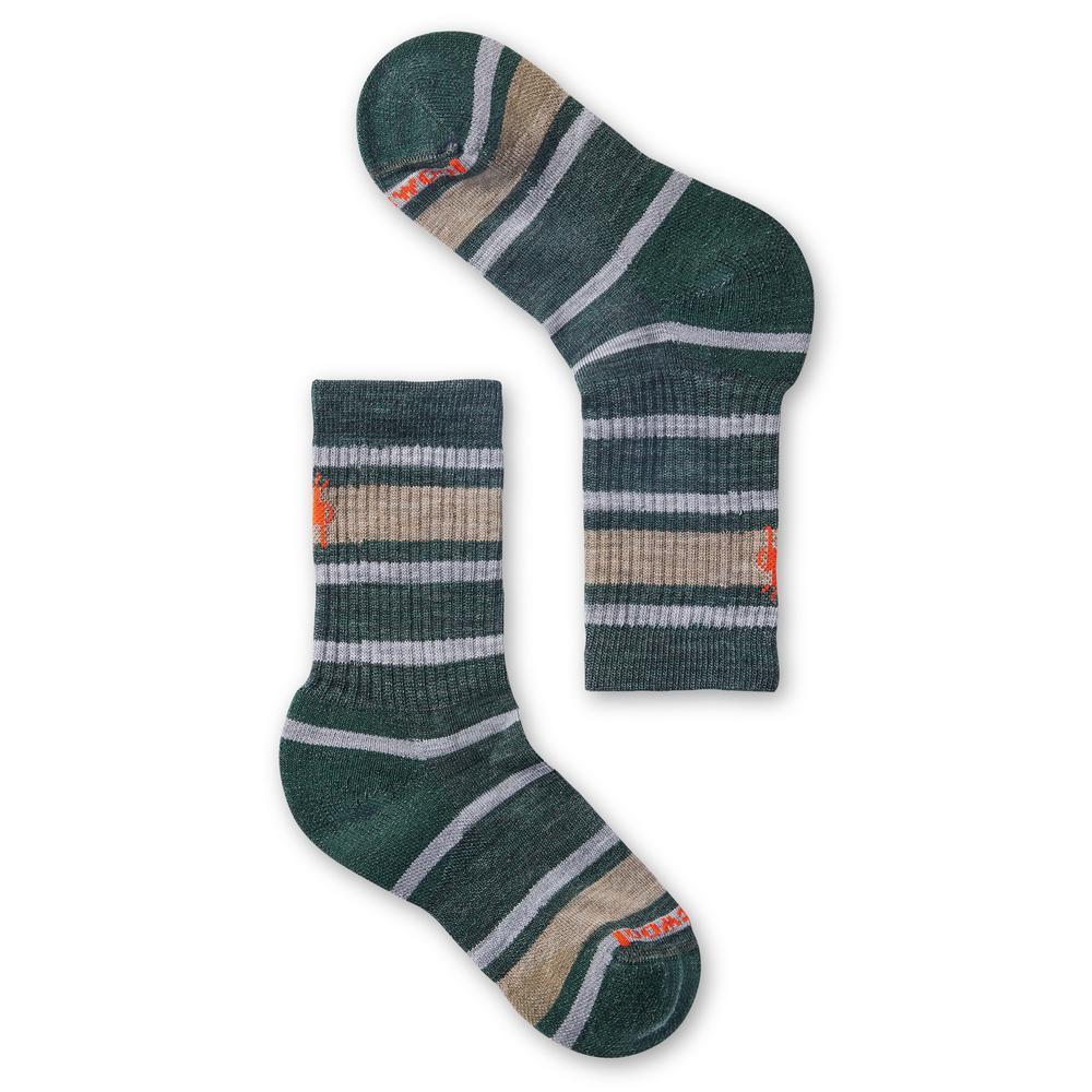 Smartwool Kids Hike Lite Cushion Striped Crew Socks - Image 3