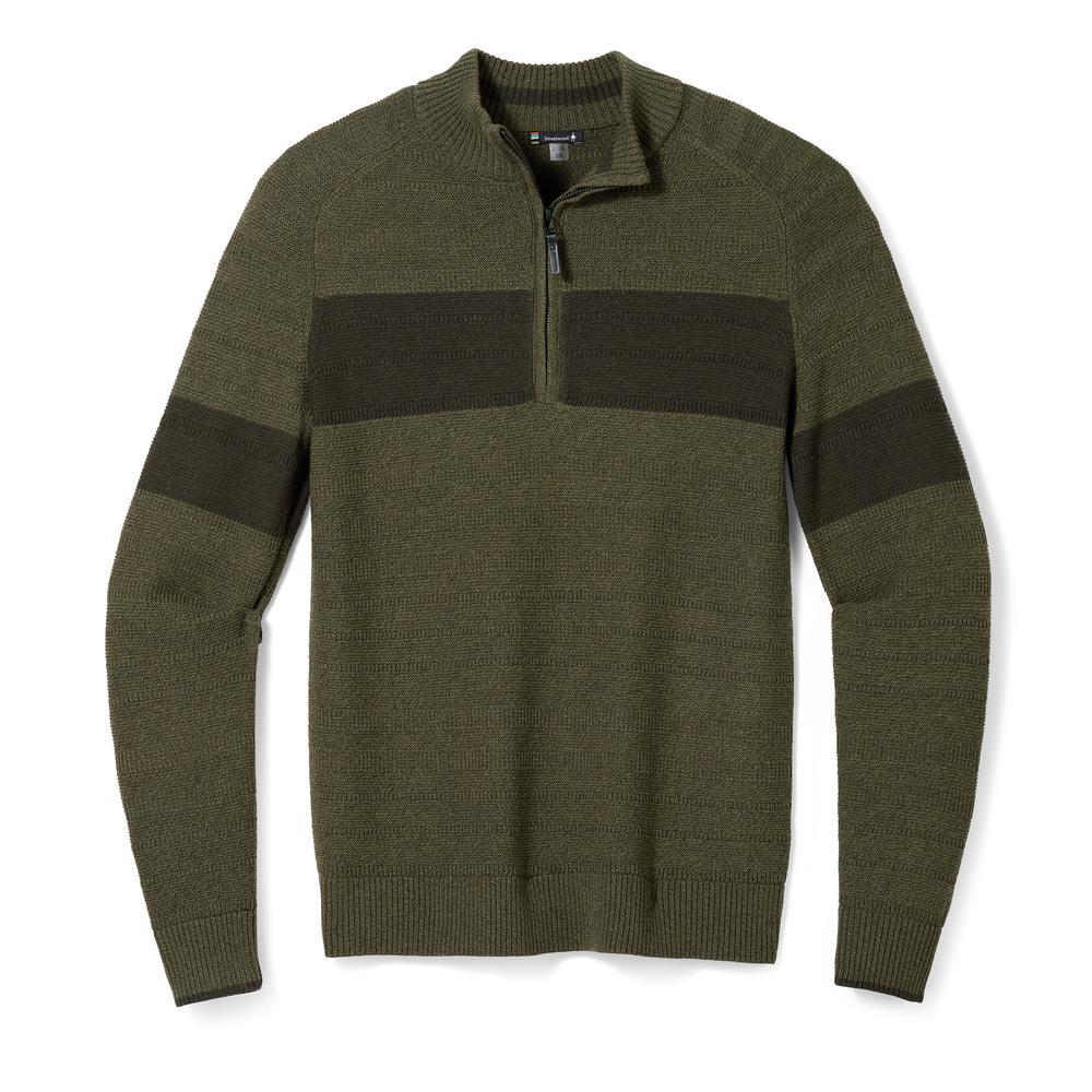 Smartwool Mens Ripple Ridge Stripe Half Zip Sweater - Image 4