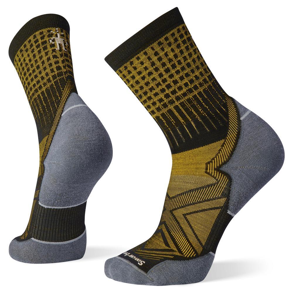 Run Targeted Cushion Patterned Mid Crew Socks - Image 2