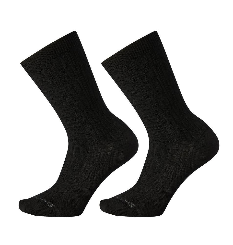 Smartwool Womens Everyday Cable Crew Socks 2 Pack - Image 2