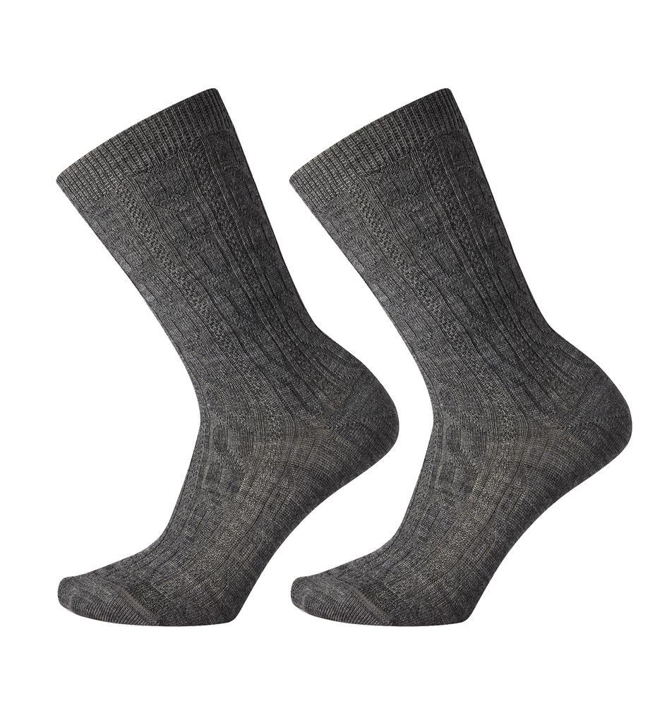 Smartwool Womens Everyday Cable Crew Socks 2 Pack - Image 4