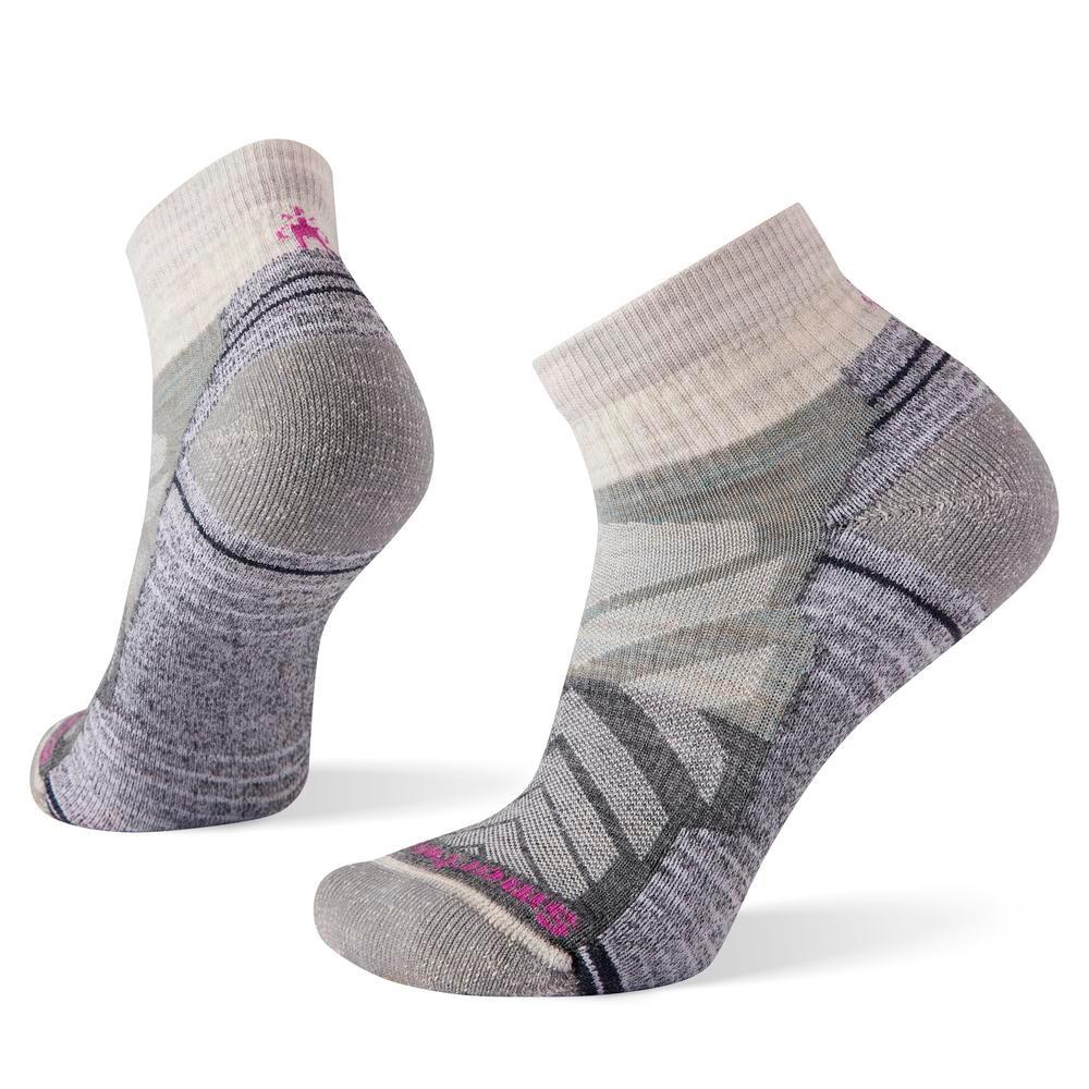 Smartwool Womens Hike Light Cushion Colorblock Pattern Ankle Socks - Image 3