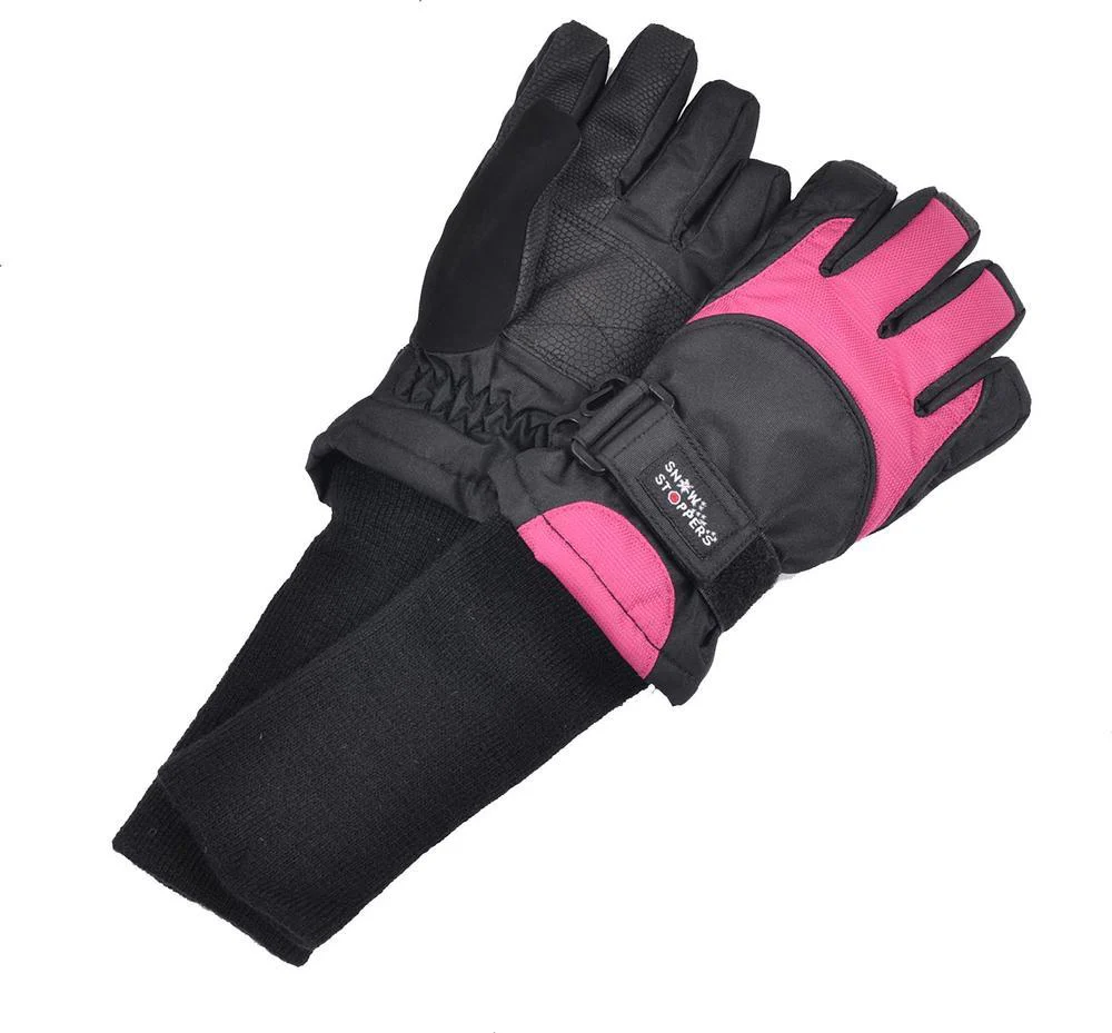 Kids' Extended Cuff Ski and Snowboard Gloves - Image 3